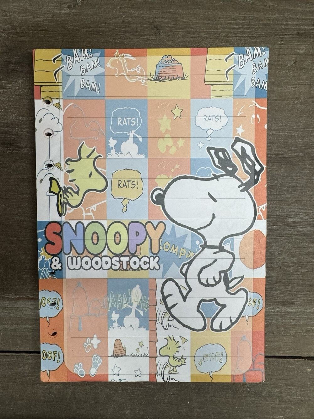 Peanuts Snoopy Charlie Brown Size A5 Refill Paper (50 Sheets)